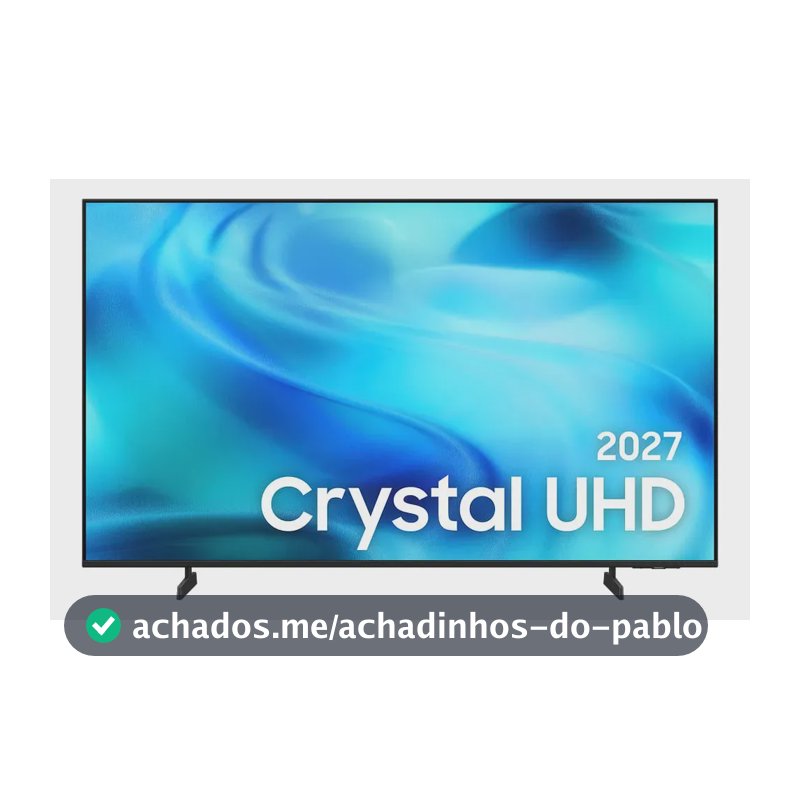 Samsung Smart TV 75" Crystal UHD 4K U8000H 26/2027