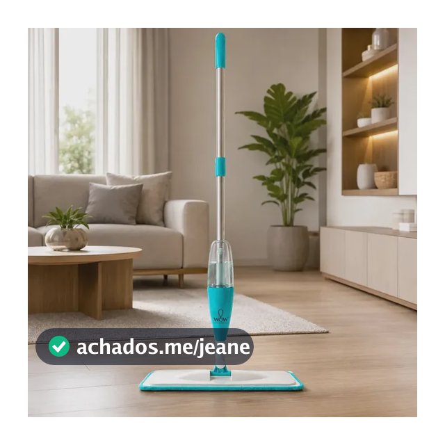 Mop Spray Com Reservatório Esfregão Vassoura Mágica Refil Wow World Of Wonders