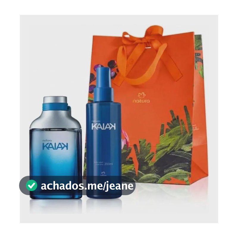 Presente Kit Kaiak Clássico Natura Tradicional Masculino Original