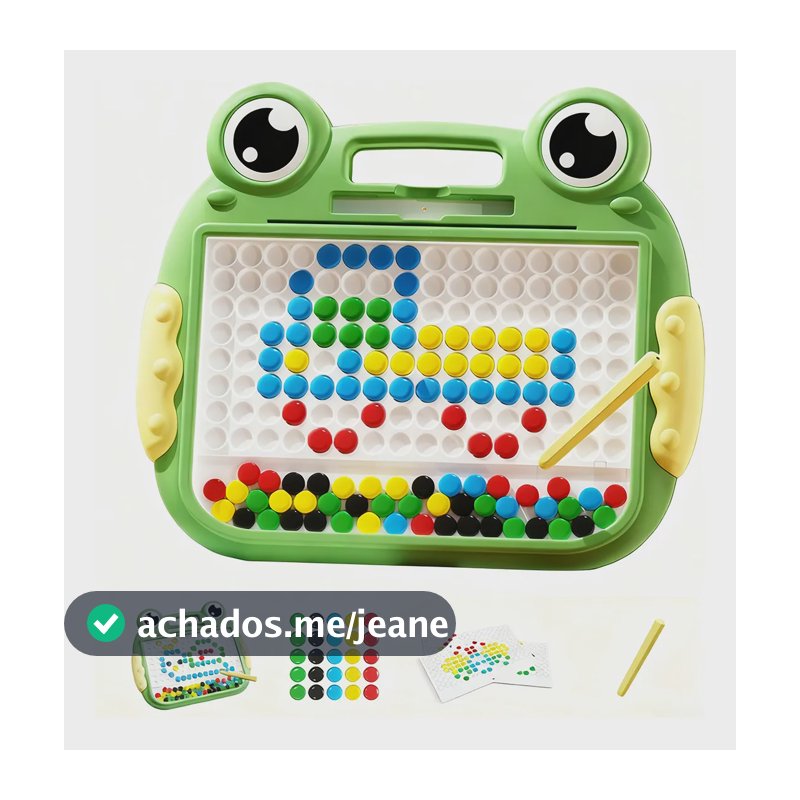 Tábua De Desenho Magnética Educacional Lousa Montessori Verde-claro
