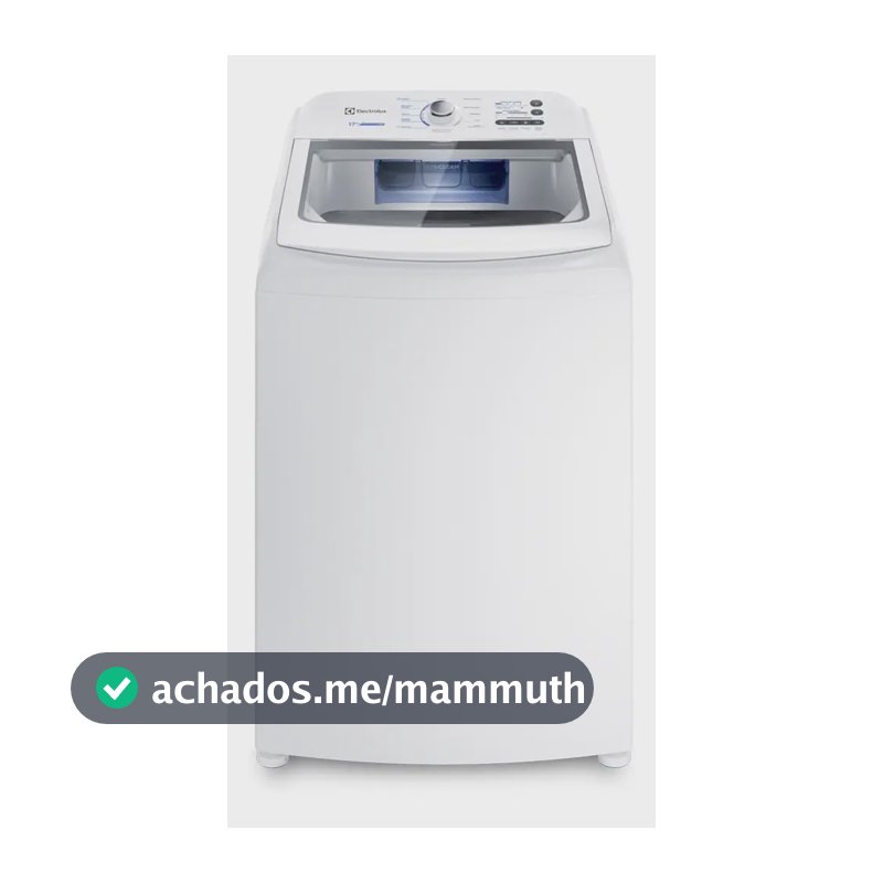 Máquina de Lavar 17kg Electrolux Essential Care com Cesto Inox, Jet&Clean e Ultra Filter LED17