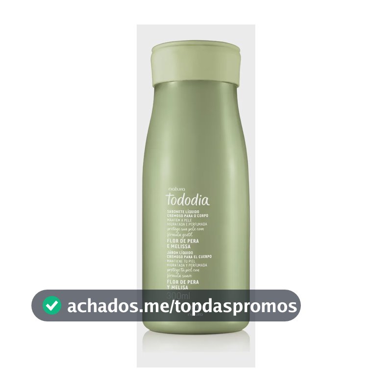Sabonete Líquido Cremoso Natura Tododia Flor De Pera E Melissa 300ml