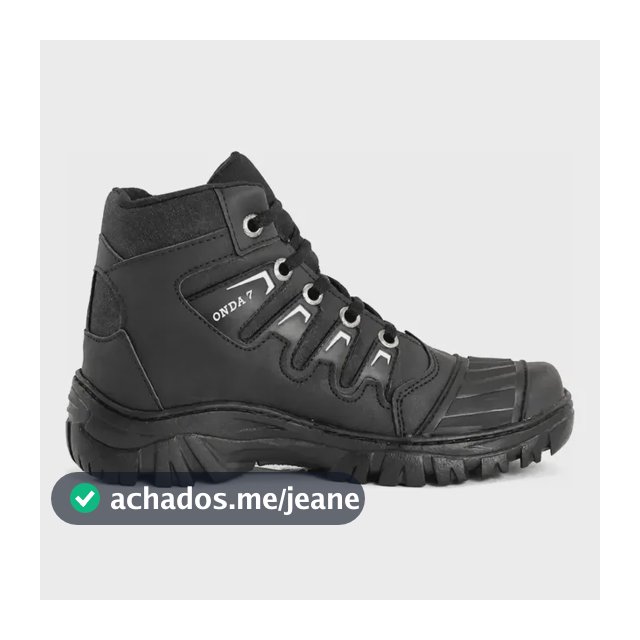 Bota Coturno Motoqueiro Militar Seguraça Proteção Marcha