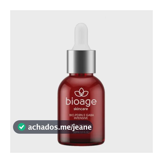 Sérum Facial Bio.pdrn E Gaba Bioage 30ml Momento de aplicação Dia/Noite Tipo de pele Todo tipo de pele