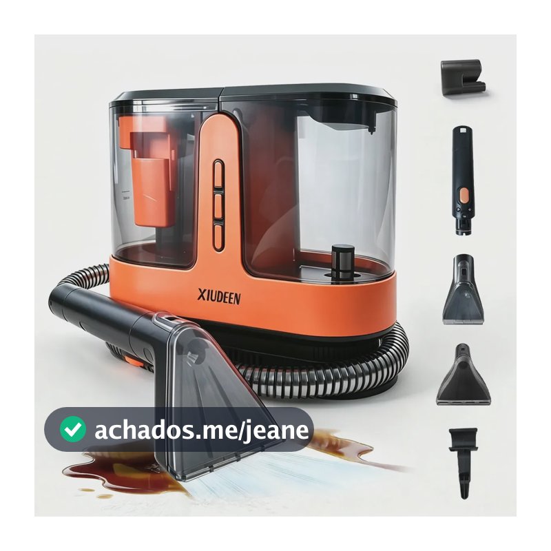 Aspirador 16kpa Lava Estofados E Tapetes Com Removedor De Manchas 60hz