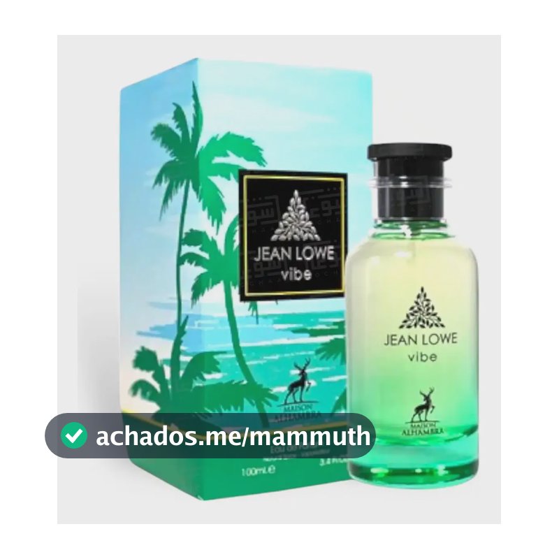 Perfume Árabe Maison Alhambra Jean Lowe Vibe 100ml