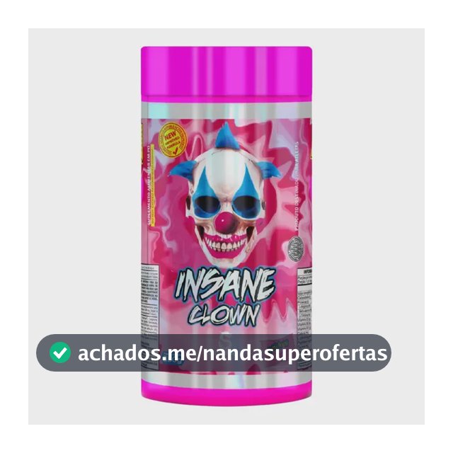 Suplemento em pó Demons Lab Beta alanina Pré Treino Insane Clown 350g Demons sabor Tutti frutti x 350g