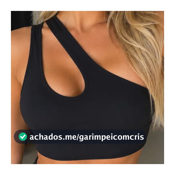 Top De Academia Top Um Ombro Só Com Bojo Removível Top Gota