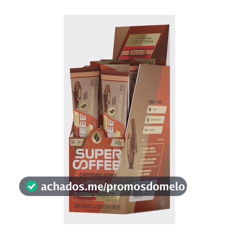 Supercoffee Lajotinha - Display To Go (140g) - Caffeine Army Chocolate Lajotinha