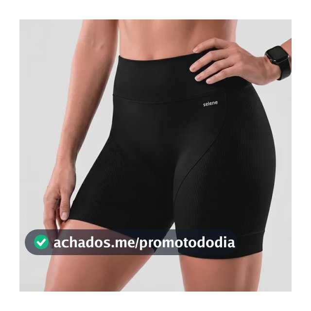 Short Selene Bermuda Feminina Dry Fitness Anatômica Fit Leve