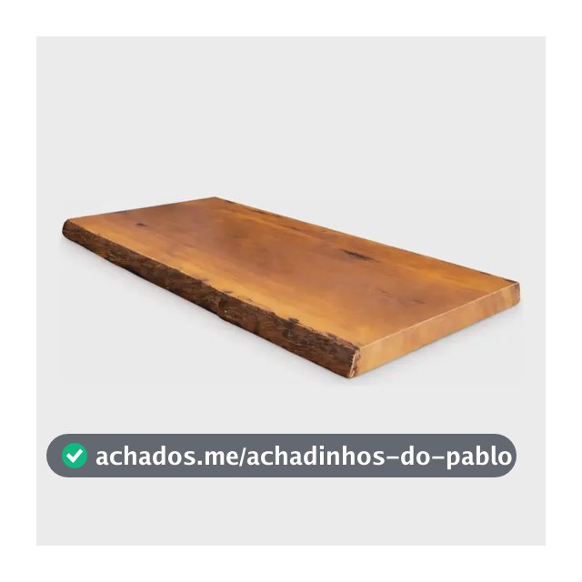Prancha De Madeira Maciça Com Borda Orgânica 100x60x5