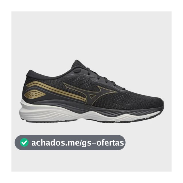 Tênis Masculino Wave Falcon 5 Mizuno Pret90 Liso 41 Br