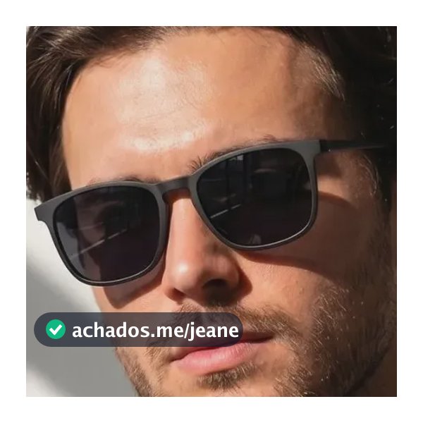 Óculos De Sol Masculino Quadrado Clássico Uv400 Original Ntf