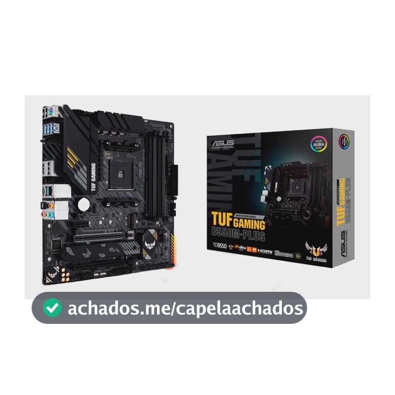 Placa Mãe Asus Tuf Gaming B550m-plus Ddr4 AMD Am4 mATX RGB