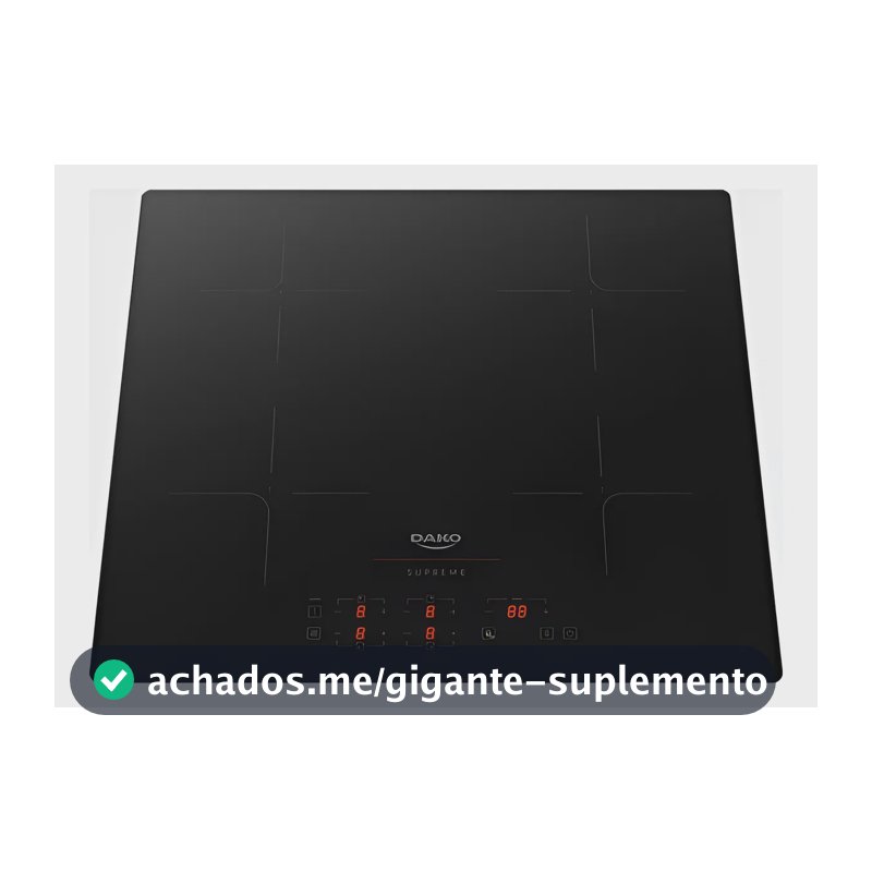Cooktop De Indução 4 Zonas Dako Supreme 7200w Preto 220v Preto 220v