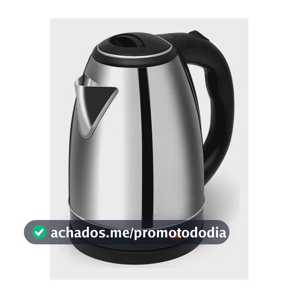 Chaleira Elétrica Inox Jarra 1,8 Litros Prateado 220v 1500w