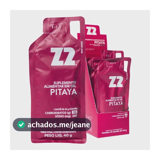 Suplemento Em Gel Z2 Performance Energy Carboidratos Sabor Pitaya X 40g 10 Un