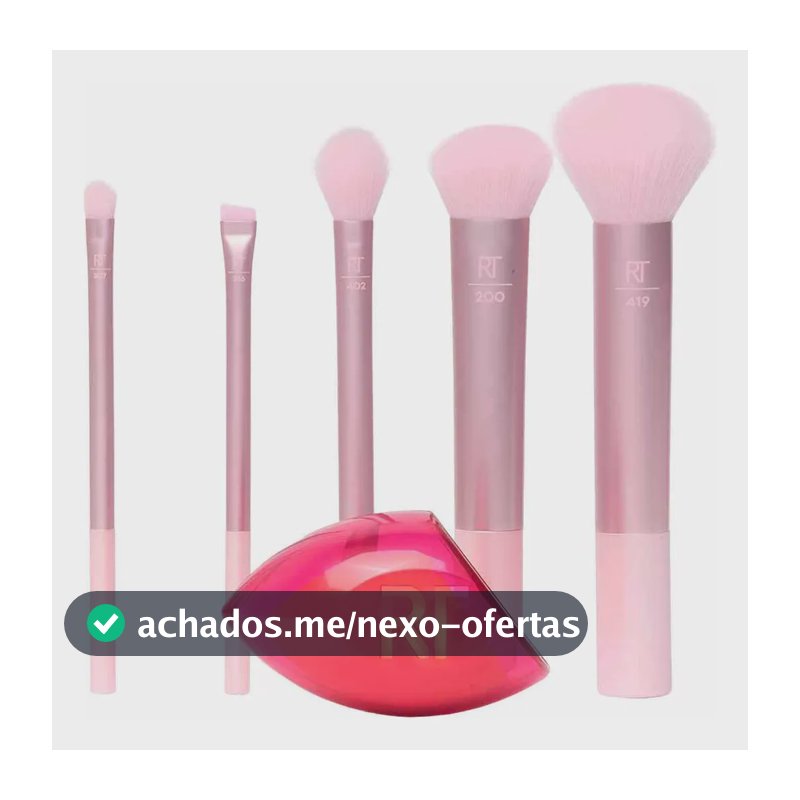 Kit De Pincéis Real Techniques + Época Cosméticos - The Make