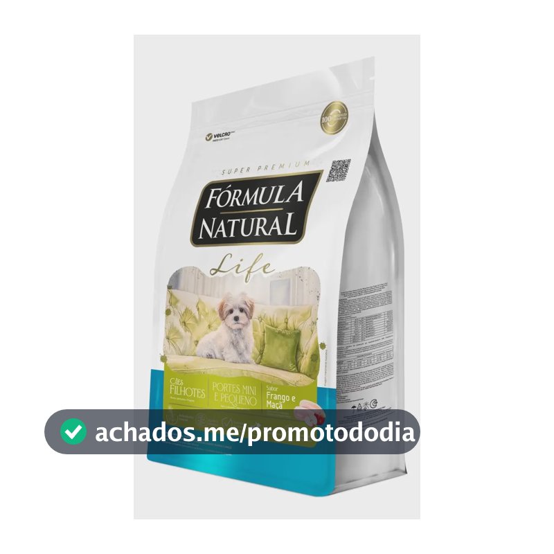 Ração Fórmula Natural Life Super Premium para Cães Filhotes Minis e Pequenos 2,5 kg