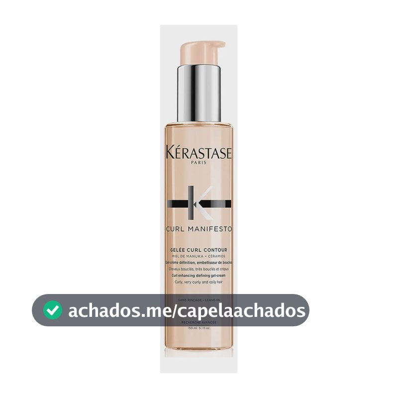 Gel Kérastase Curl Manifesto Gelée Curl Contour, Para Cabelos Cacheados e Crespos 150ml