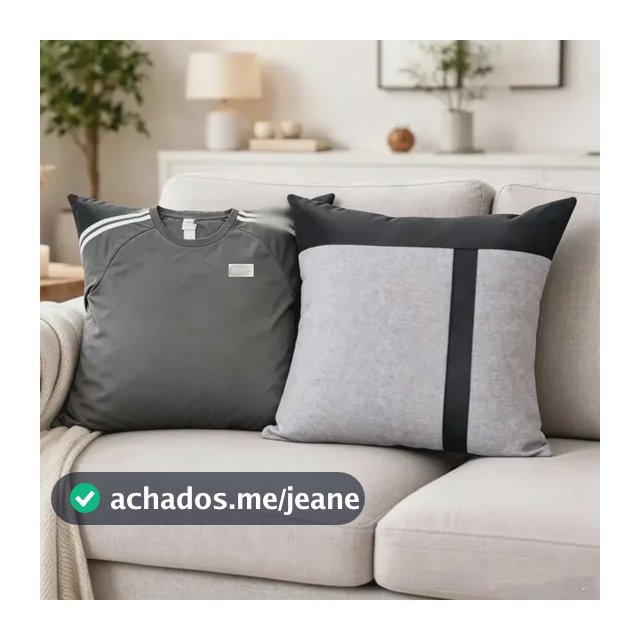 Kit 4 Capas De Almofadas Linho Couro Sofisticadas Tendência