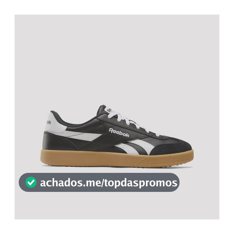 Tênis Masculino Smash Edge Reebok Preto Liso 39 Br