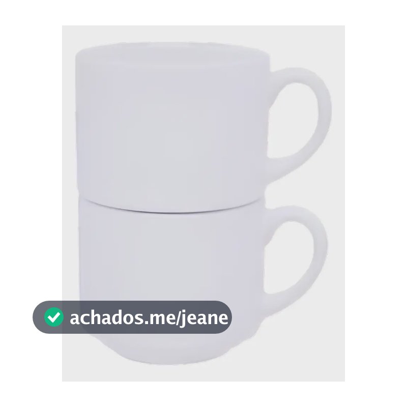 Kit 12 Xícaras 180ml Sem Pires Sublime Para Sublimação Branca