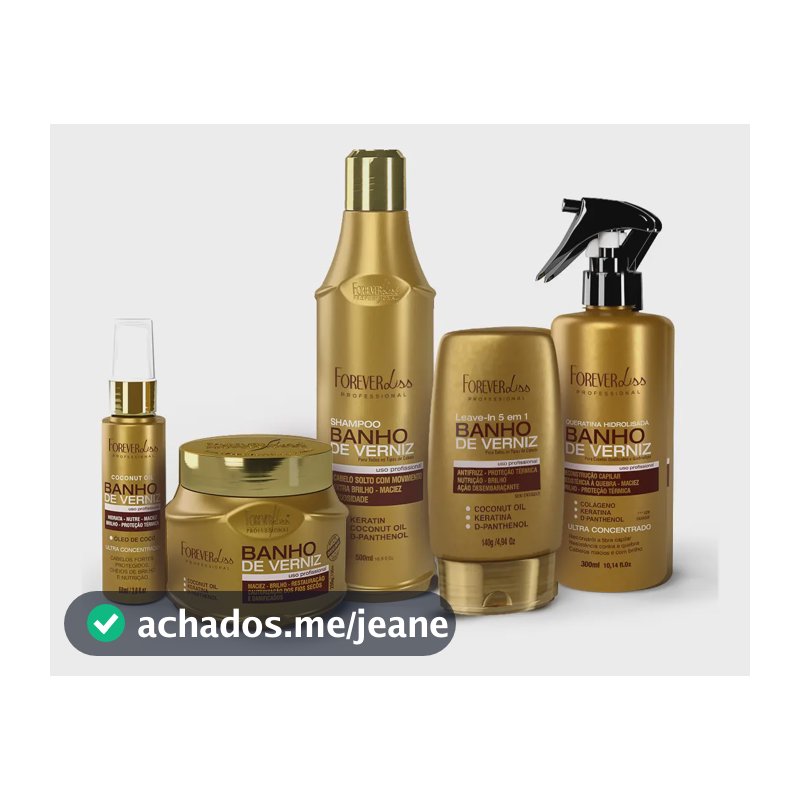 Kit Banho De Verniz Completo Forever Liss