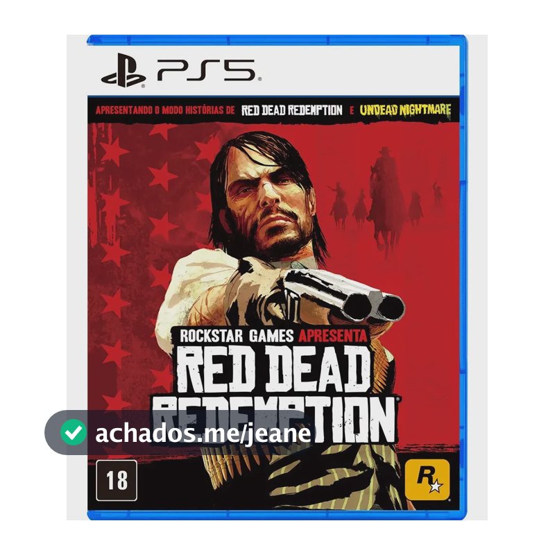 Jogo RED DEAD REDEMPTION - Rockstar Games - PS5