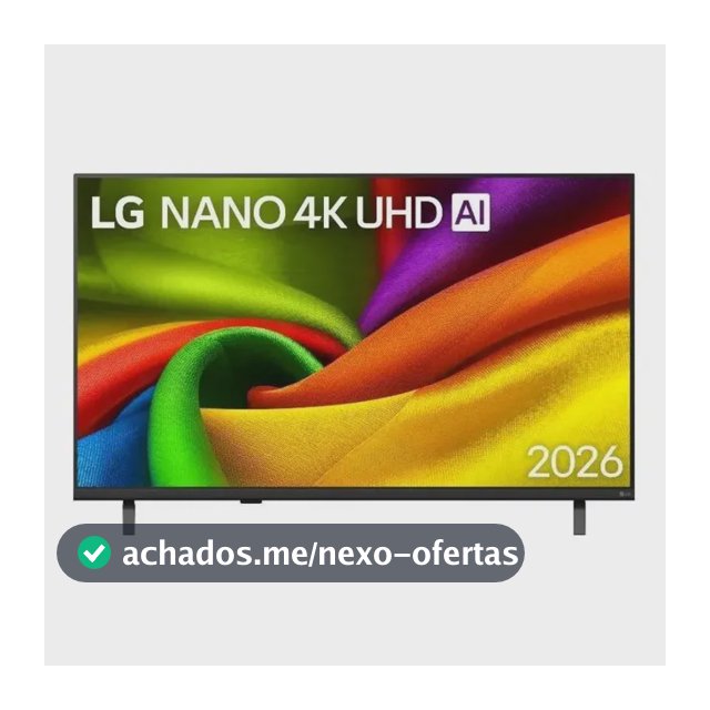 Smart Tv Lg 43" Nano 4k Uhd Hdmi Usb Wi-fi Bluetooth Thinq Ai Alexa Apple Airplay - 43UN85CBPSA.AWZ