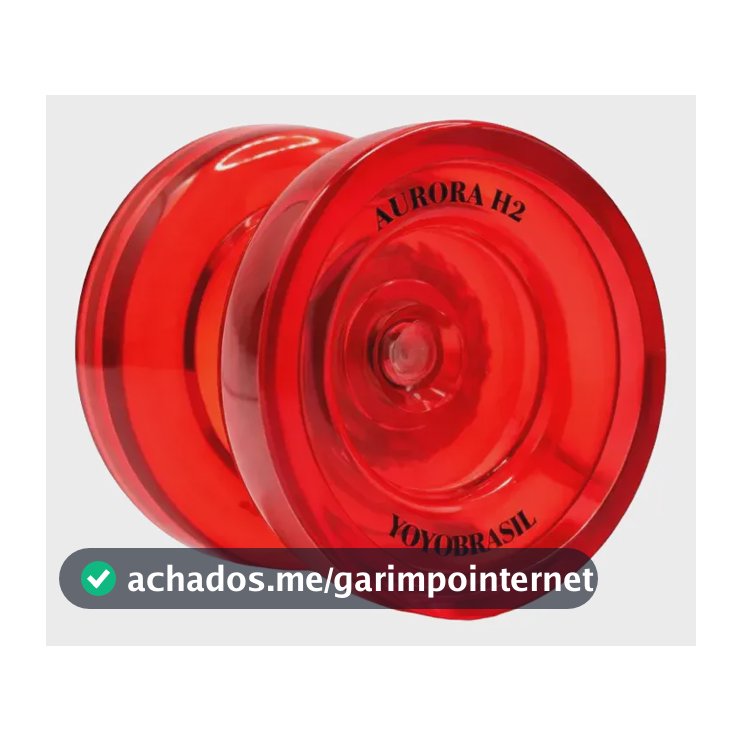 Yoyo Yoyobrasil Aurora H2 Profissional Com Rolamento Ioio Vermelho