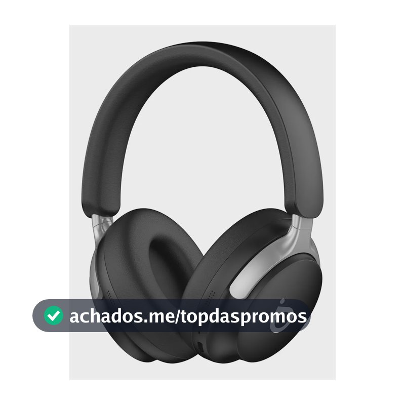 Headphone Bluetooth 5.4 Com Anc+Enc 40h Bateria Basike Fone Headset Bluetooth Com Microfone Hi-fi Estéreo Para iPhone Samsung Xiaomi Motorola Preto