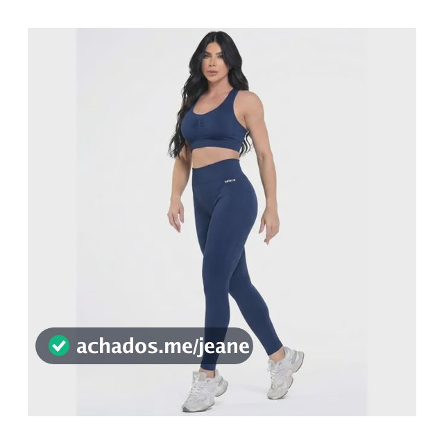 Conjunto Top E Legging Selene Feminino Academia Fitness