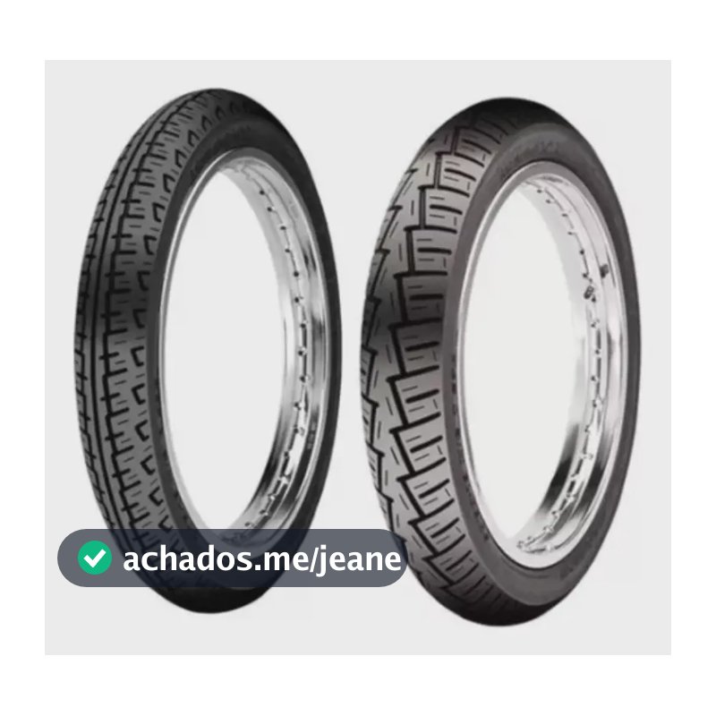 Pneu Maggion Winner 90/90-18 + 2.75-18 Dianteiro/Traseiro C/c
