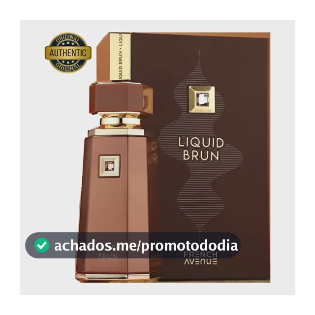 Perfume Árabe Liquid Brun French Avenue Eau De Parfum 100ml