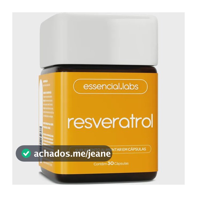 RESVERATROL 100% PURO - Fórmula Exclusiva com Máxima Concentração e Biodisponibilidade - 30 Doses
