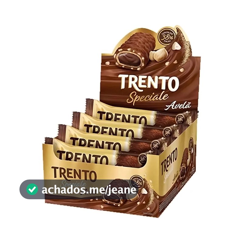 Chocolate Trento Speciale Ao Leite Avelã 38% Com 12 Unid 26g