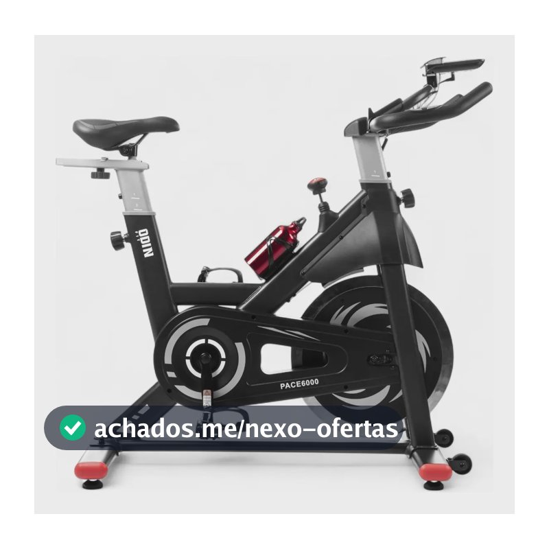 Bicicleta Ergométrica Para Spinning Mecanica Roda De Inercia 18kg Pace6000 Odin Fit
