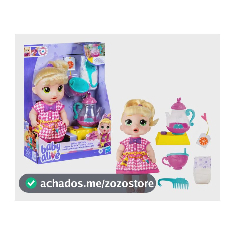 Boneca Baby Alive Festinha Do Chá Lalá Loira - Hasbro G0608