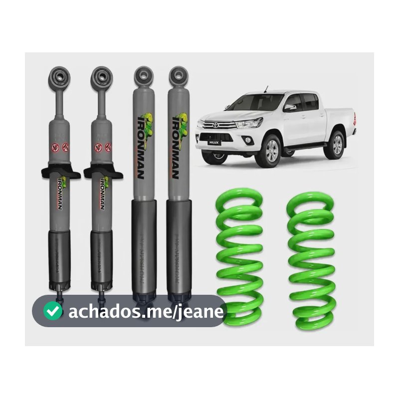 Kit Suspensão Ironman Nitrogás Toyota Hilux 2016/2026