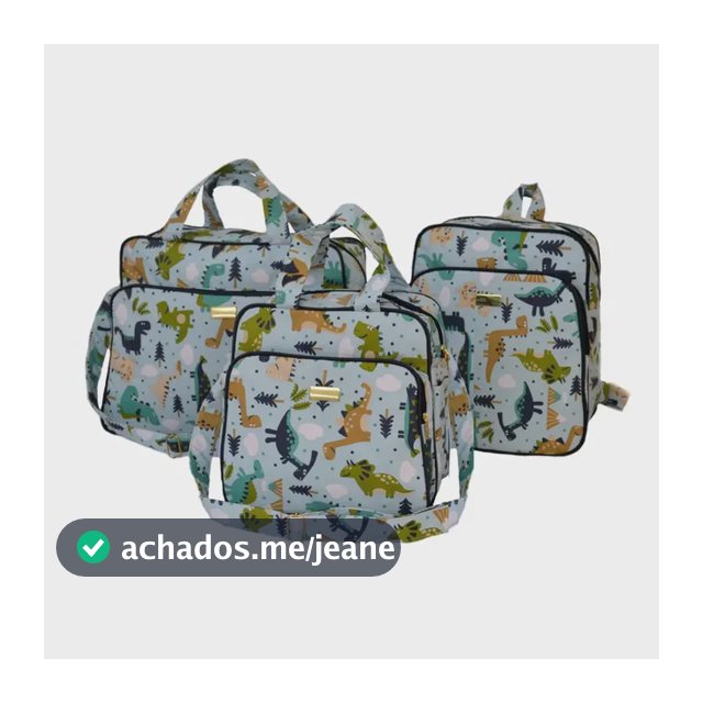 Kit Bolsa Maternidade Menina E Menino Enxoval