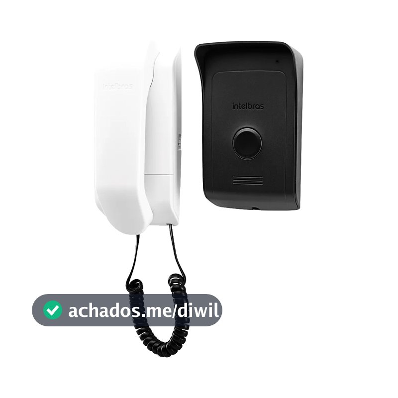 Intelbras porteiro residencial ipr 1010 preto