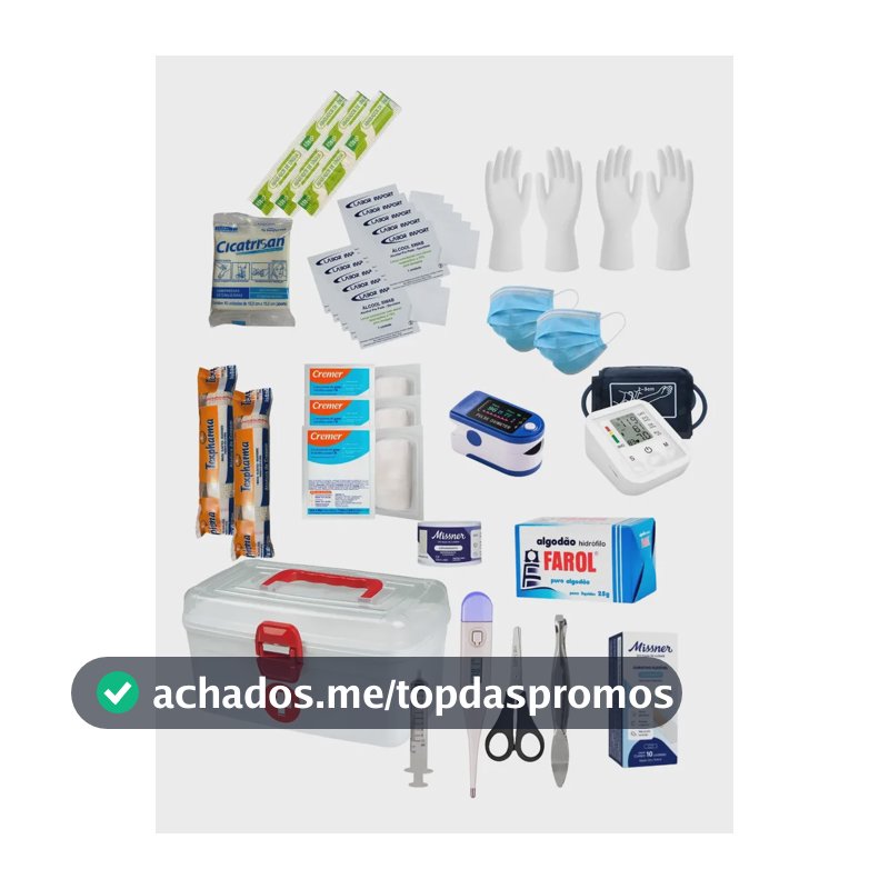 Kit Primeiros Socorros Completo Ultra Swab /condominios C/nf