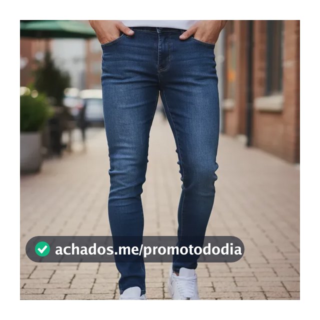 Calça Jeans Masculina Original Elastano Lycra