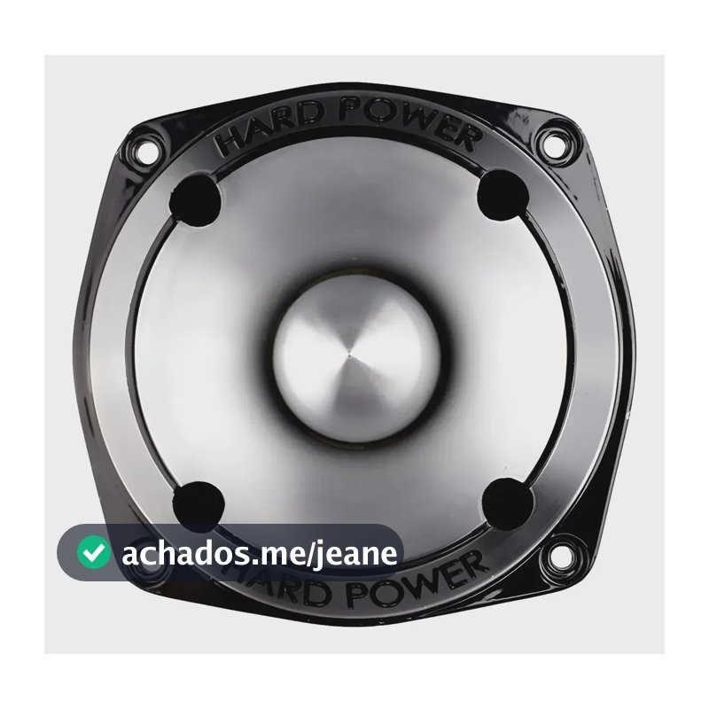 Tweeter Hp Tw450 Hard Power 150w Aluminio Preto 8 Ohms P Preto