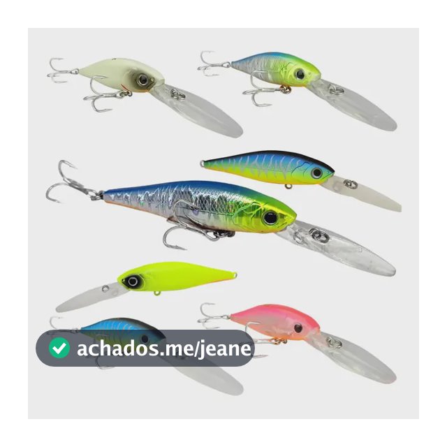 Isca Artificial Yara Meia Agua Deep Shad 6,5cm 6grs - Cores