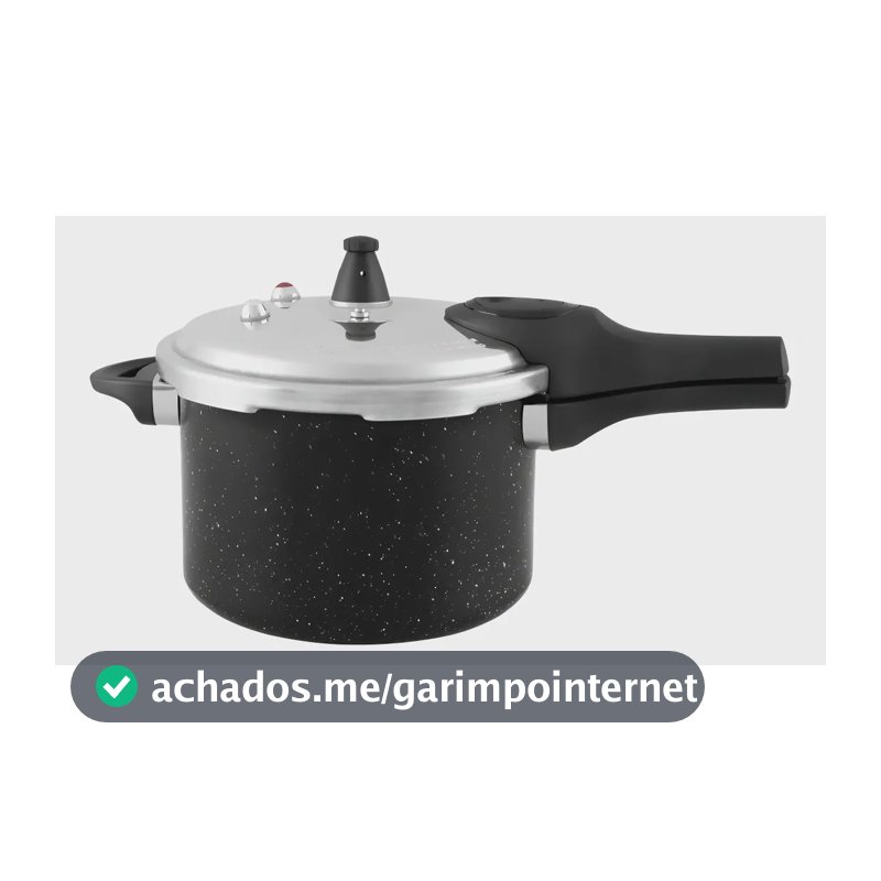 Panela De Pressão Brinox 4,2l Preto - Ceramic Life Indução