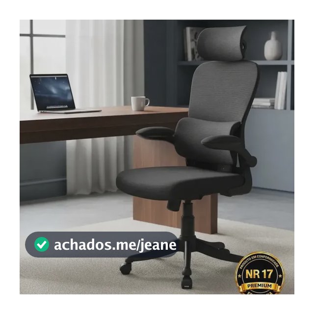 Cadeira Escritório Ergonômica Nr17 Giratoria Regulagem Altura Suporte Lombar Reclinavel 130 Graus Suporta Cor Preto Corsair
