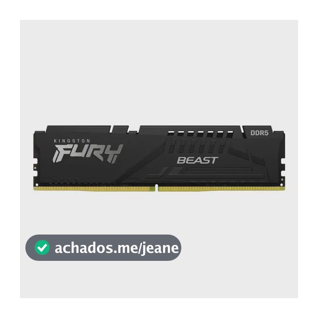 Kingston Fury Beast Ddr5 - Memória RAM de 8 GB e 5600 Mhz