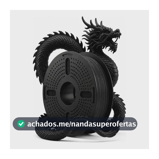 Filamentos Impressora 3d Print Pulse 1 Kg Pet G 1.75mm Core Preto